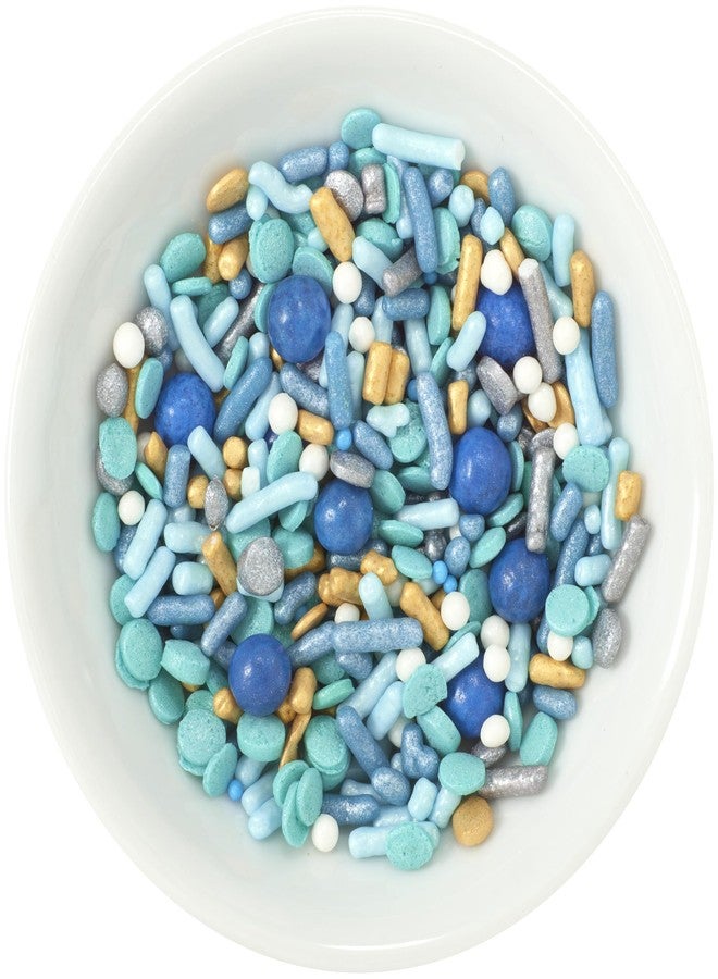 DECOPAC Seaside Deluxe Fusion Mix Candy Sprinkles, 26oz, Edible Sprinkles in Handheld Container, Sugar Cake Decorations For Celebration Cakes, Cupcakes, Cookies, Ice-cream, and Donuts - Image 5