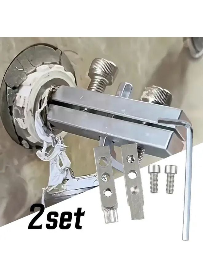New Model Manual Powerful Pipe Breaker Removal Tool Set 2 Sets Adjustable Metal Plumbing HVAC - Image 1