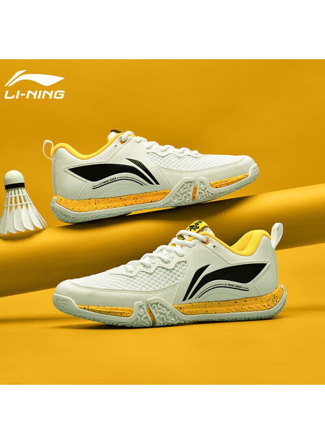 Li-ning Uni Badminton Shoes Ground Flying 2lite Wide Toe Training Compeion Badminton Shoes 2nd Generation Standard White Size 43 - Image 1