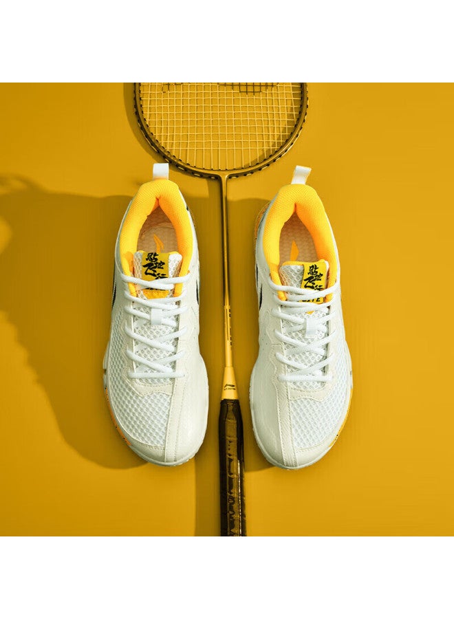 Li-ning Uni Badminton Shoes Ground Flying 2lite Wide Toe Training Compeion Badminton Shoes 2nd Generation Standard White Size 43 - Image 2