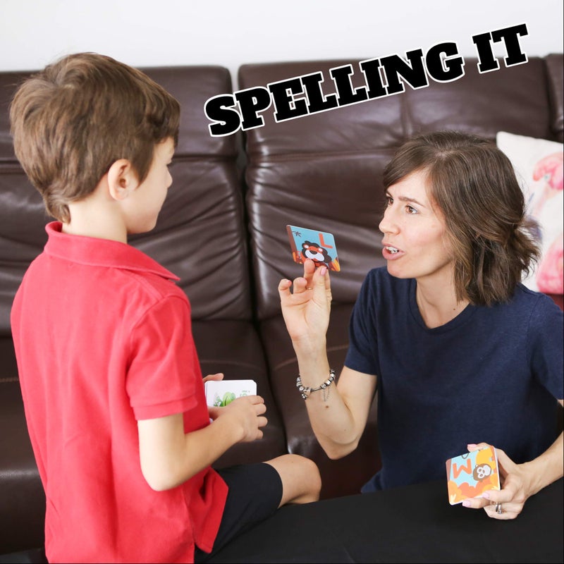 SplashEZ Bath Toys Flash Cards for Toddlers, 26 Alphabet Letters & Animal Words, Baby Bath Books, Waterproof - ABC for Preschool & Kindergarten, ABCs Toddler Toys - Letter Picture Recognition - Image 5