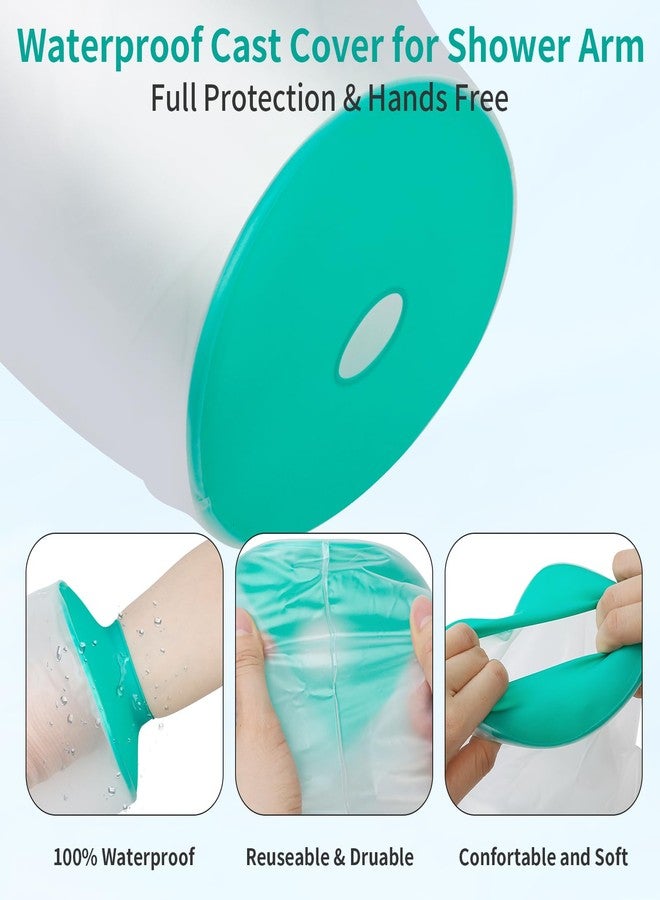 SUPERNIGHT Waterproof Hand Cast Cover for Shower Adult, Hand Cover for Shower After Surgery, Bath Watertight Wrist Wound Protector Reusable Bandage Sleeve Bags for Broken Hand, Wrist, Fingers - Image 3