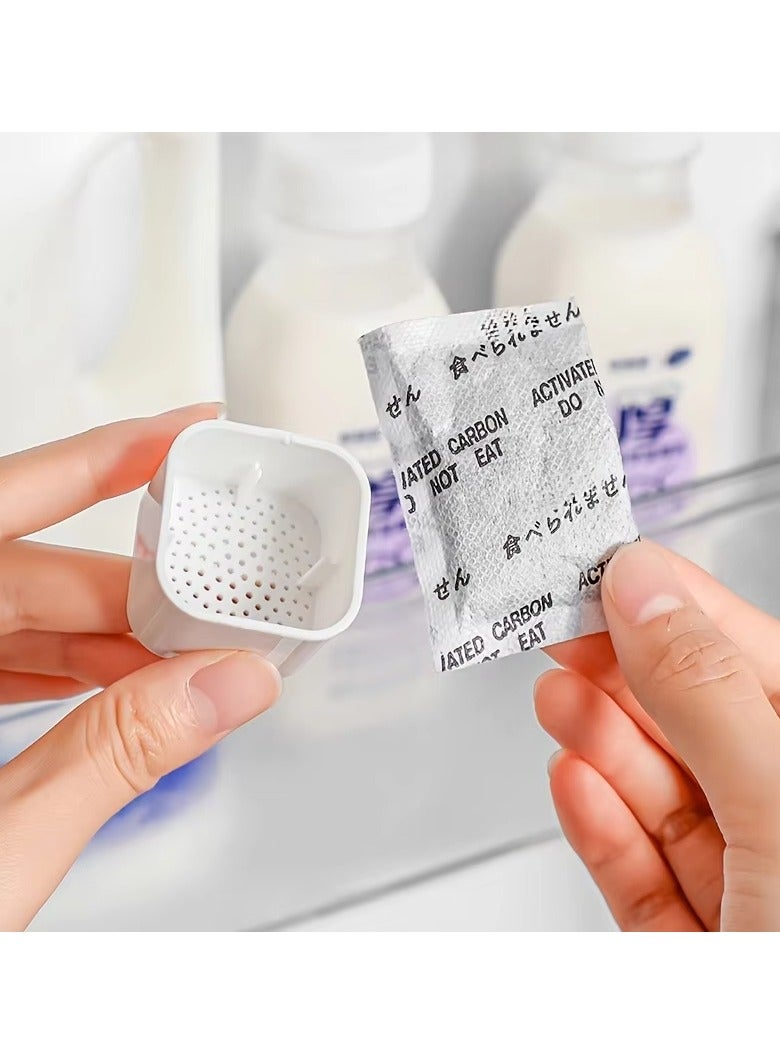 6pcs pcs Refrigerator Odor Removal Box Activated Carbon Purification Bags Formaldehyde Reduction Home Aseptic Deodorizer Tool - Image 2