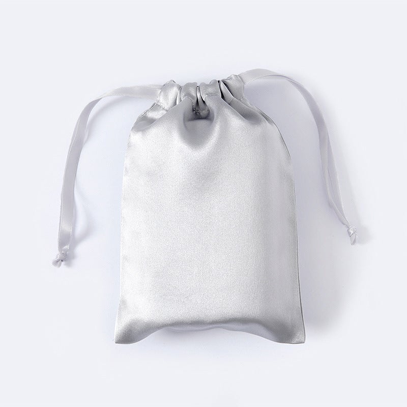 Soft Silk Drawstring Pouch Bag for Jewelry, Makeup & Accessories, Travel Dustproof Small Storage Organizer, Multi-Color Gift Bag - Image 1