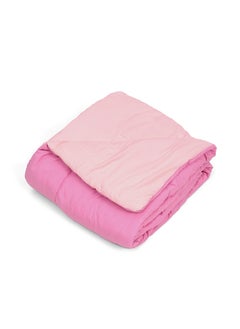 Status Contract Reversible Solid Comforter Double Bed Blanket for Winter//Double/GSM- 220, Pink-Brown, 220 X 240 Cm  - Image 4