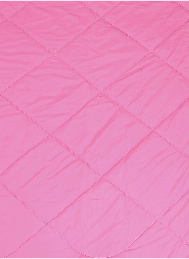 Status Contract Reversible Solid Comforter Double Bed Blanket for Winter//Double/GSM- 220, Pink-Brown, 220 X 240 Cm  - Image 3