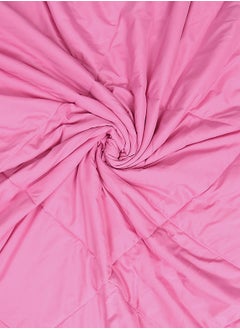 Status Contract Reversible Solid Comforter Double Bed Blanket for Winter//Double/GSM- 220, Pink-Brown, 220 X 240 Cm  - Image 5