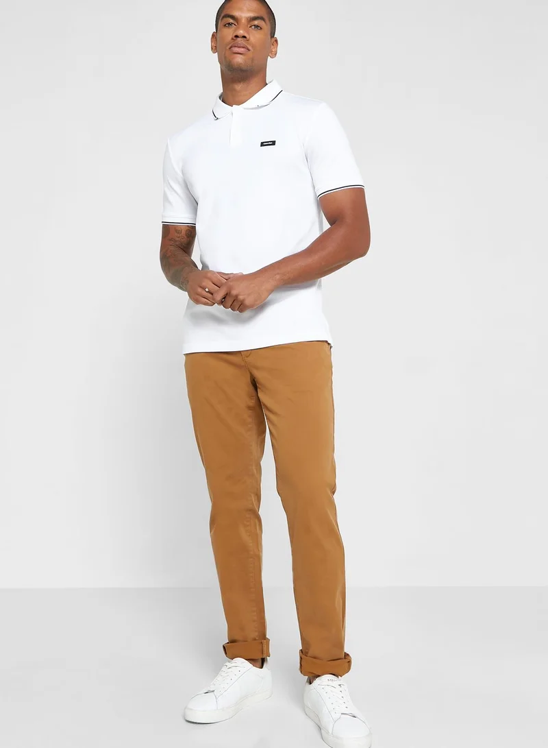 CALVIN KLEIN Logo Printed Polo