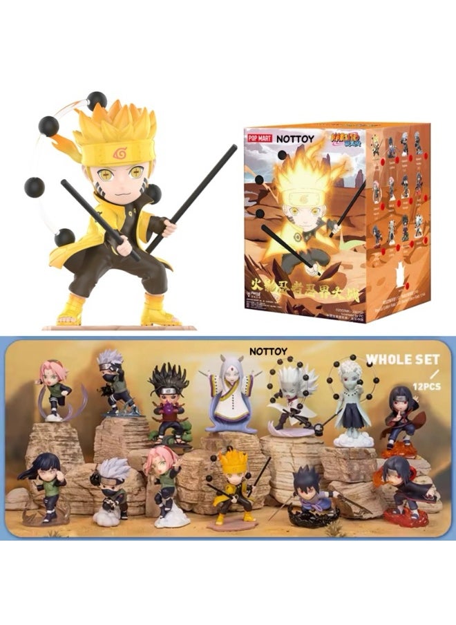 LABUBU THE MONSTERS X NARUTO ACTION FIGURES Blind box - SINGLE BOX (1pc)  - Image 2