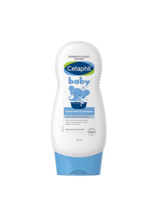 Cetaphil Baby Daily Lotion, 400ml, Baby Shampoo and Wash, 230 ml, Shampoo-200 ml, and Massage Oil-200 ml (Pack of 4) - Combo - Image 2