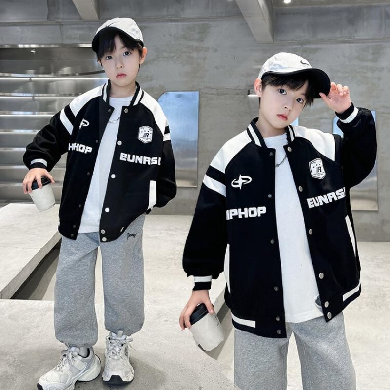 Quality Original Large Boys Autumn New Baseball Coat - Image 2