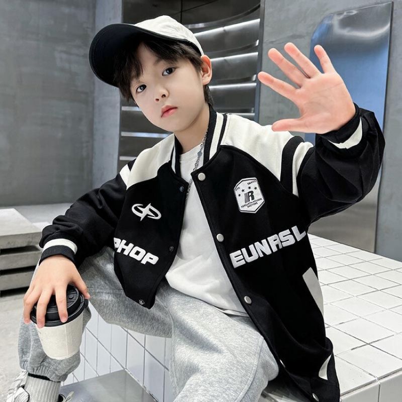 Quality Original Large Boys Autumn New Baseball Coat - Image 5