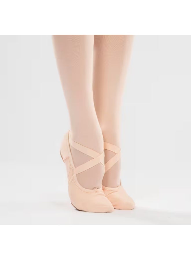 STAREVER Women's Split-Sole Canvas Demi-Pointe Ballet Shoes - Salmon  - Image 4
