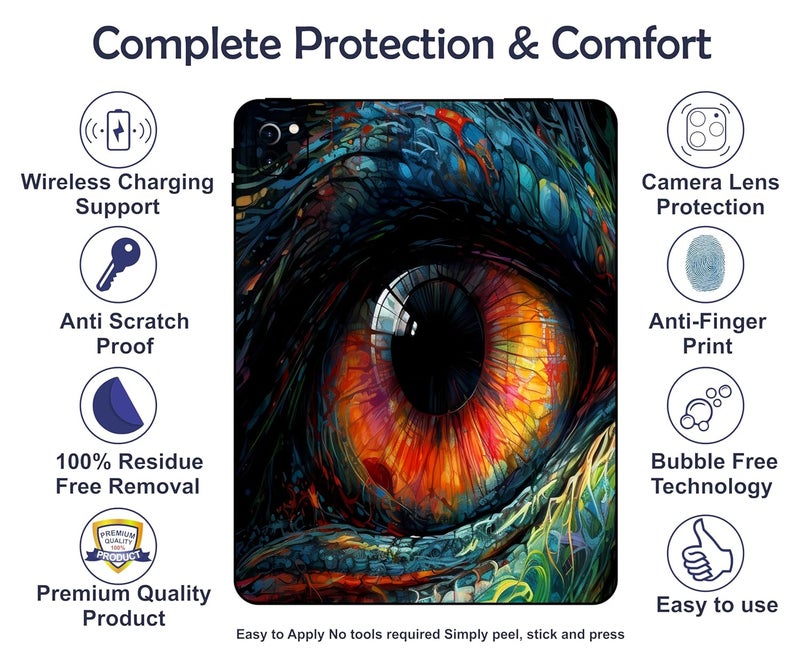 WRAP CRAFT Decal Skin Compatible with iPad Pro 11 inch Skin Revamp Your tablet's Style with This Protective & Fashionable Skin for iPad Pro 11 inch; iPad Pro 11-DP-078 - Image 3