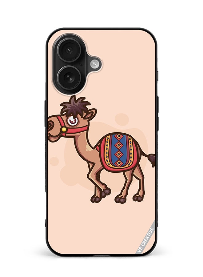 VR CREATIVE Protective Case Cover For Apple iPhone 16 Plus Cartoon Camel Design Multicolour