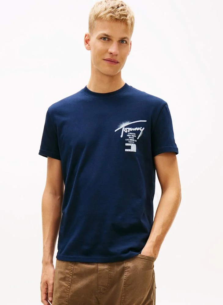Signature Back Logo Jersey T-Shirt