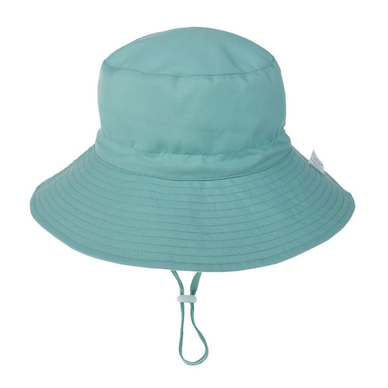 Glaucous Sky Blue Quick Drying Sun Bucket Hat For Kids Travel Outdoor - Image 2