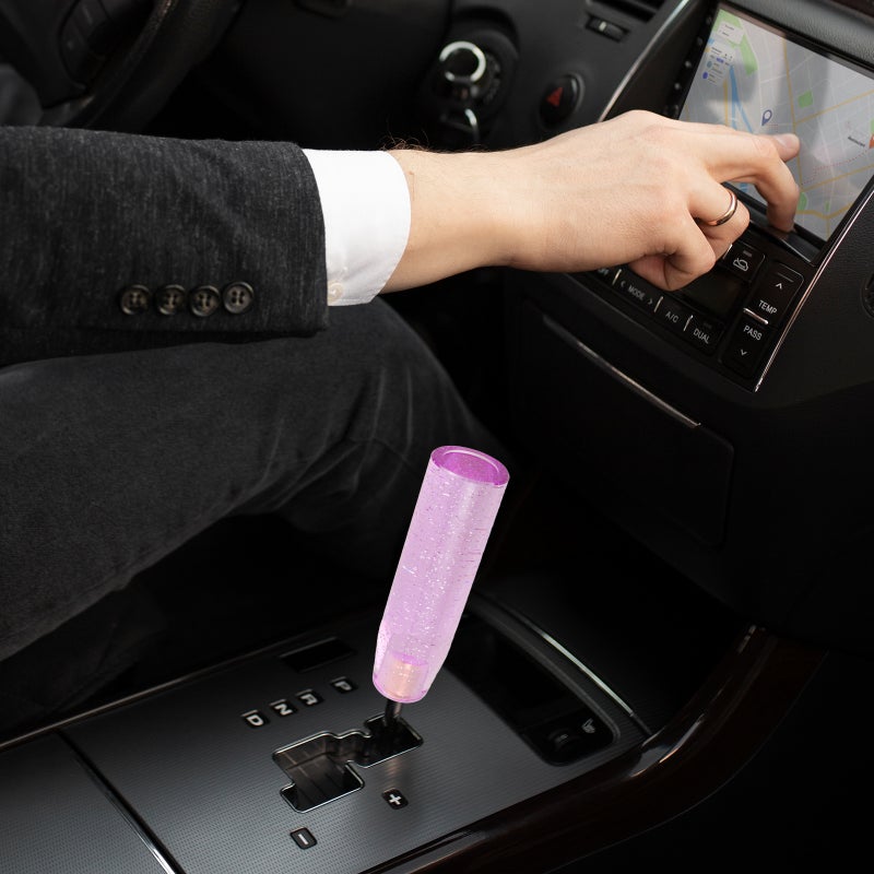 🚗 مقبض ناقل حركة يدوي للسيارة من الأكريليك البن ي 15 4 4 سم - Image 4