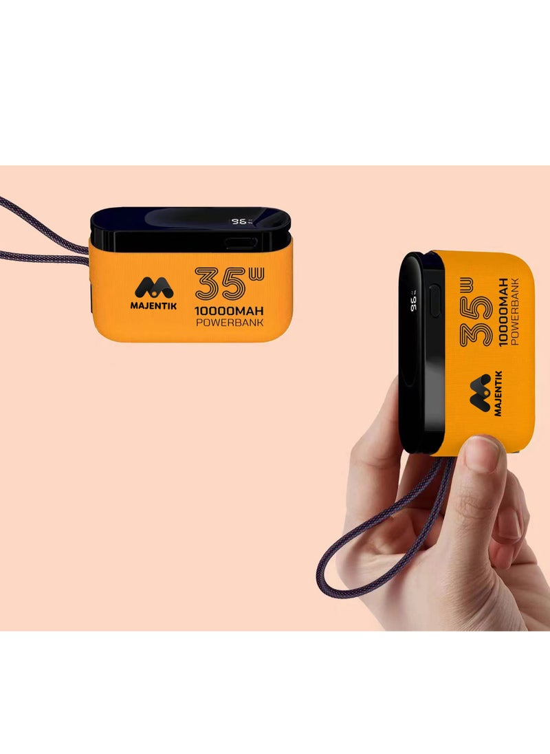 majentik Majentik Power Bank MJ-13 10000 MAh yellow  - Image 2
