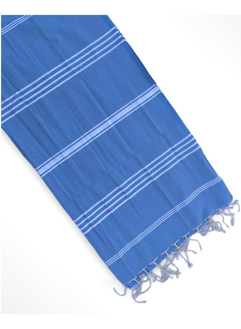 The Line Beach Towel Blue - Image 2
