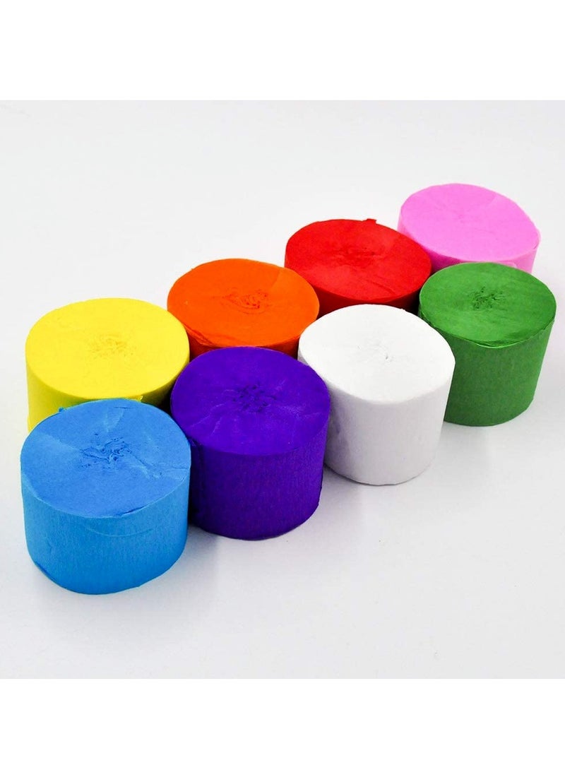 Terabyte CREPE PAPER STREAMER 1.5INCH (PACK OF 20) MULTICOLORS - Image 4