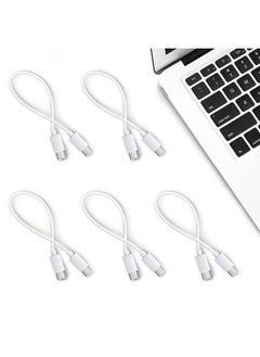 Smays 1 Foot Short USB C to C Cable 5-Pack, 12-Inch Type C to C Charging Cords  - Image 3