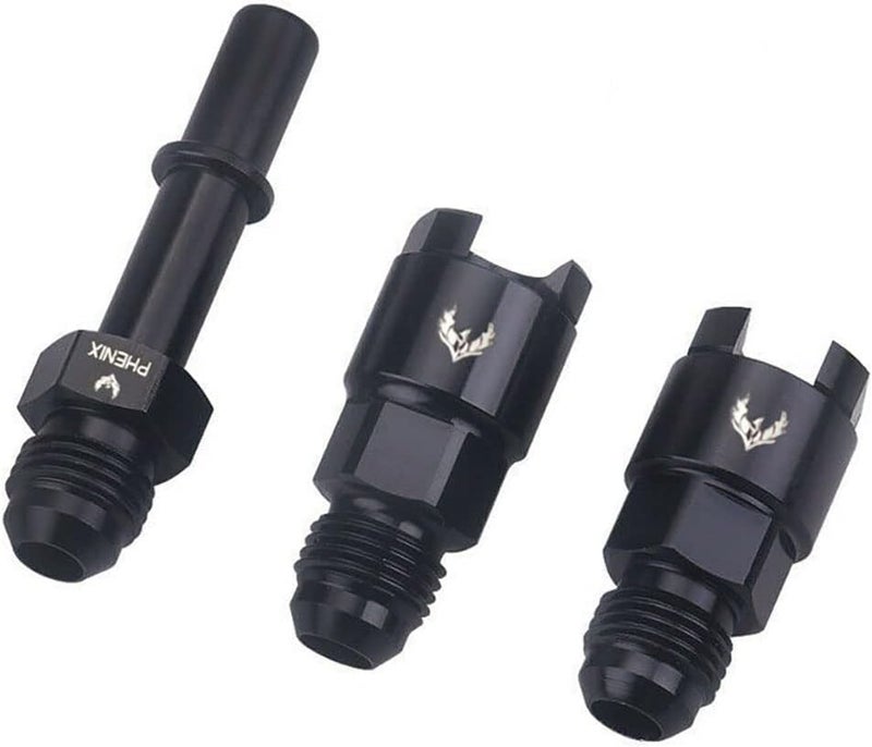 HFP QFS-FTK-AN8 Quantum Fuel Rail Line Fitting Kit for Corvette LS1 -8AN - Image 1