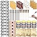 Vanblue 84Pcs Wizard Party Favors Birthday DecorationsWand PencilsWizard Glasses Spiral Notebooks Goodie Bag StuffersClassroom Rewards for Kids Student Magic Birthday Gift School Party Supplies - Image 3