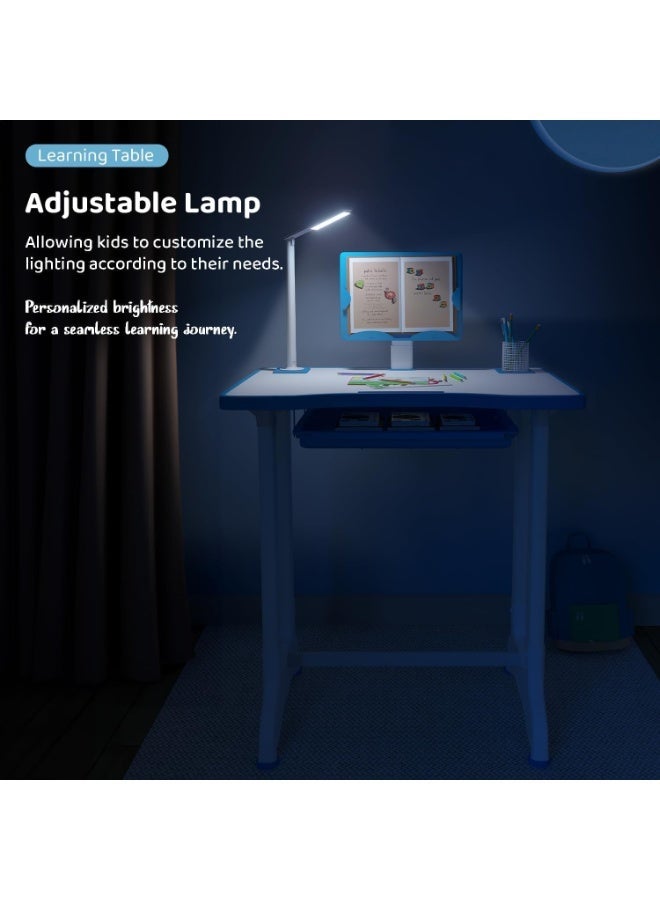 RION Kids Study Table and Chair Set with Lamp | Adjustable Height Study Desk for Kids | Ergonomic Children Study Table for Home & School Use | Durable Plastic & Metal Study Desk for Boys & Girls - Image 5