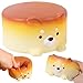 KEJIH Cheese Puppy Slow Rising ToysDog Cake Squishy Stress Ball Fidget ToysStress Relief Toy for KidsSqueeze BallAnxiety Relief Adult Squishy ToyPuppy Fidget Sensory Toys for Boys and Girls - Image 2