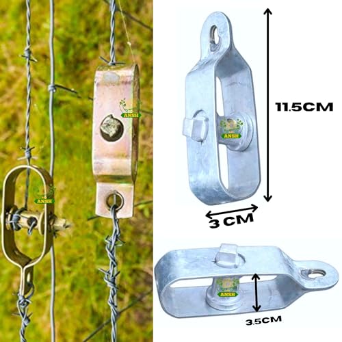 Agriansh Heavy Duty Fence Wire Tightener for Solar Zatka Machine Fencing, Clutch Wire for Farm, Industrial Park, Garden, & Home Fencing, Pack of 12 - Image 3