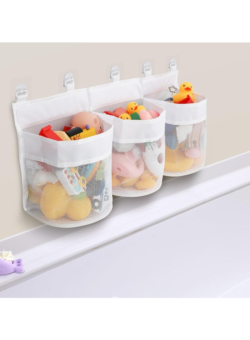 Bath Toy Storage Bag, Bath Toy Hanging Organizer Net, Bath Toy Mesh Bag, Storage and Sorting Of Toys, Ideal for Bathroom Organizer, Bathtub Toy Holder for Easy Access and Sorting of Toys  - Image 1