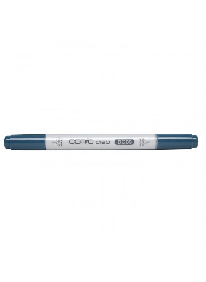 COPIC Copic Markers BG09 Ciao with Replaceable Nib, Blue Green  - Image 1