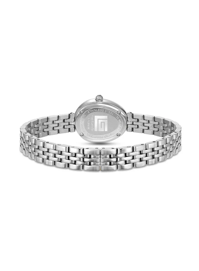 Guy Laroche silver Lauren White Dial Stainless Steel Bracelet Analog Watch for Women, 26mm for Women | Best Price UAE