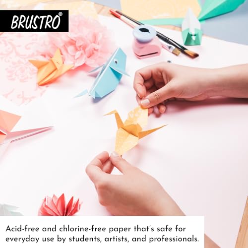 BRUSTRO Copytinta Coloured Craft Paper A4 Size 80 GSM Light Yellow Shade (Banana), 60 Sheets Pack | Double Side Colored, Ideal for Origami, Scrapbooking, Making Card, DIY Art & Craft. - Image 5
