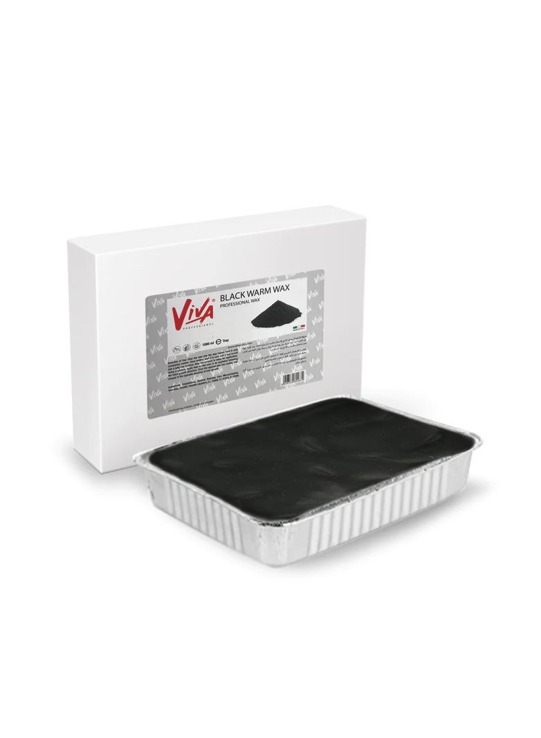 Viva Black warm wax for face and body 1000ml - Image 1