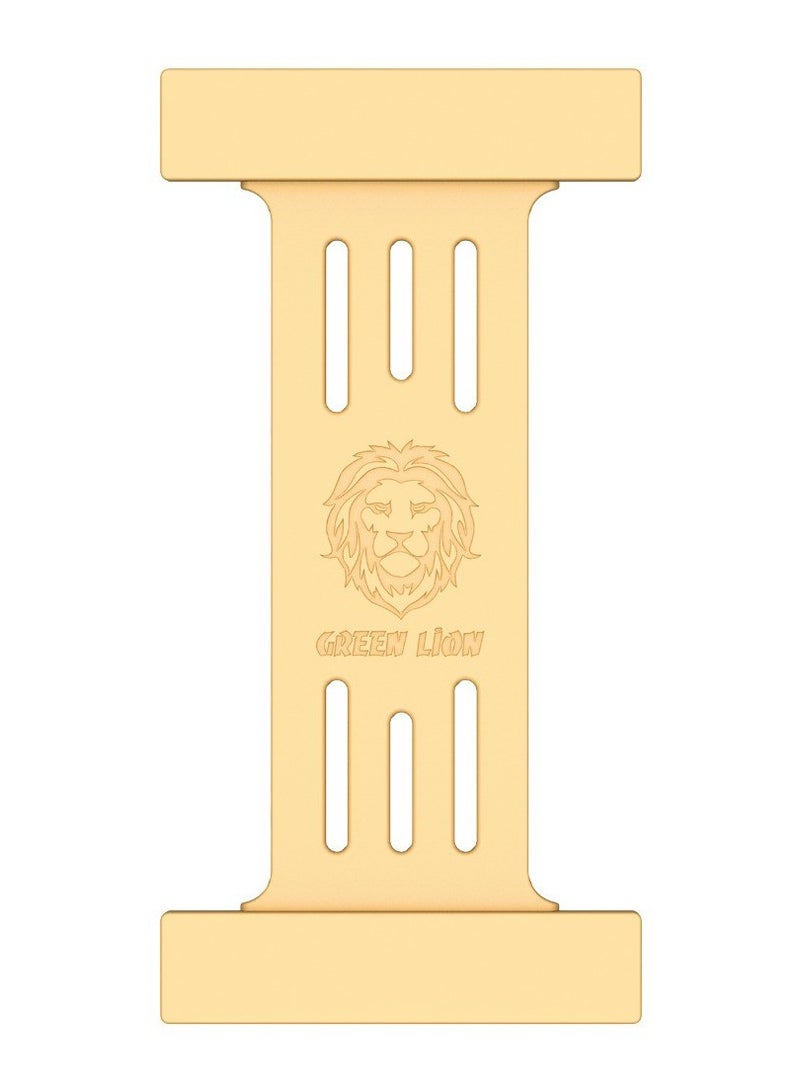 GREEN LION Grip Pro Silicone Strong Magnetic Wrist Band, Soft and Comfortable, Easy Grip & Anti-Drop For iPhone 14 Pro Max - Yellow - Image 1