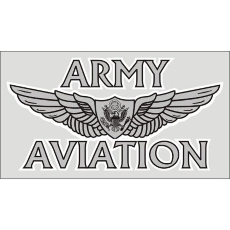 Mitchell Proffitt U.S. Army Aviation with Aircrew Wing Clear Decal - Image 5