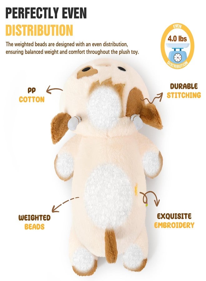 Onsoyours Original Weighted Stuffed Animals, 4.0 lbs Weighted Highland Cow Plush Toy, 20" Large Soft Weighted Scottish Cow Pillow Gifts for Kids & Adults - Image 3