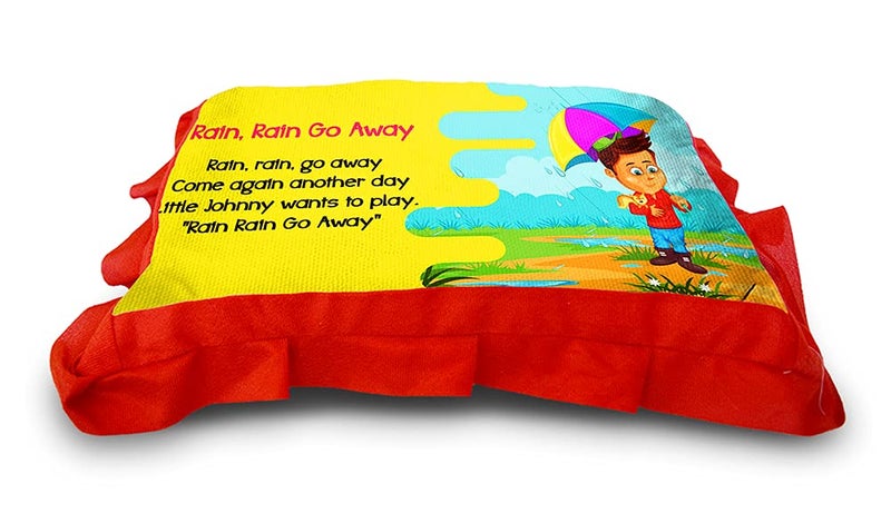 CUDDLY PRINT Cuddlyprint Kids Cartoon Printed Velvet Baby Pillow/Cushion/Toys/Soft Toys/Toddler Pillow/Kids Pillow for Baby Boy/Baby Girl (Rectangle Shape) - 14 x 20-inches Style 29 - Image 3