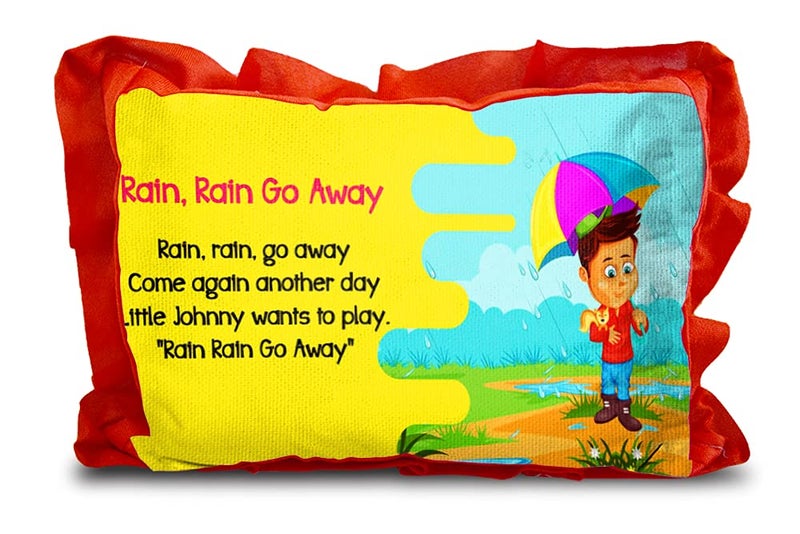 CUDDLY PRINT Cuddlyprint Kids Cartoon Printed Velvet Baby Pillow/Cushion/Toys/Soft Toys/Toddler Pillow/Kids Pillow for Baby Boy/Baby Girl (Rectangle Shape) - 14 x 20-inches Style 29 - Image 1