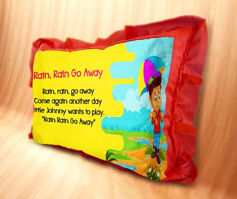 CUDDLY PRINT Cuddlyprint Kids Cartoon Printed Velvet Baby Pillow/Cushion/Toys/Soft Toys/Toddler Pillow/Kids Pillow for Baby Boy/Baby Girl (Rectangle Shape) - 14 x 20-inches Style 29 - Image 5