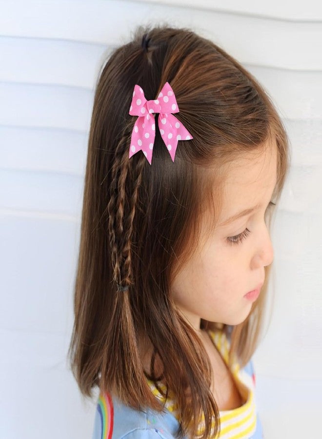 SYGA 10 Pcs Floral & Lace Bow Hair Tie Rope Set for Girls & Women - Sweet Princess Style Hair Accessories (Baby Pink) - Image 2