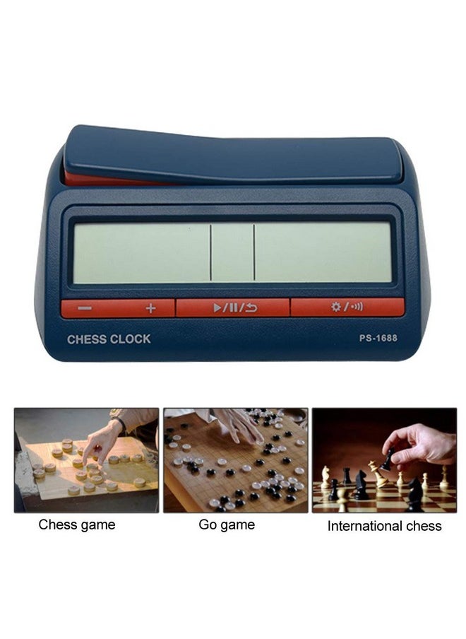 fayle - Digital Chess Clock, Tournament Timer North American Chess Timer With Bonus & Delay Count Down Up Alarm For Board Game - Image 1
