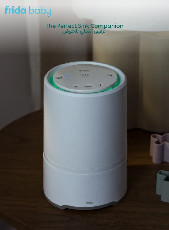 fridababy Frida Baby 3-in-1 Air Purifier with HEPA Filter, White Noise Sound Machine & Nightlight, 4 Colors, Auto-Off Timer, 3 Fan Speeds, 150 sq. ft. Coverage, 100% Ozone Free - Image 5