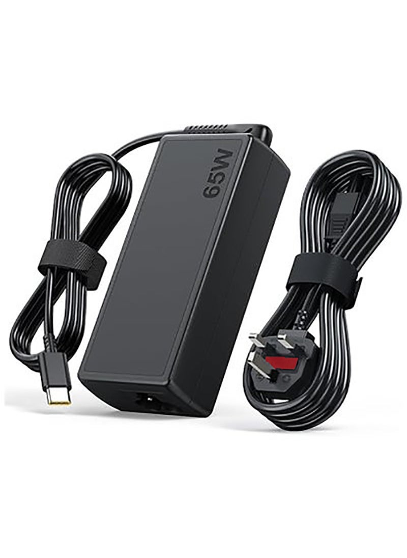 Generic شاحن USB C 65 وات 45 وات لجهاز Lenovo ThinkPad Yoga HP Chromebook مزود طاقة لأجهزة Dell Latitude XPS Huawei ومحول شاحن الكمبيوتر المحمول من النوع C لجهاز MacBook Pro Air Asus Acer Samsung Google  - Image 1