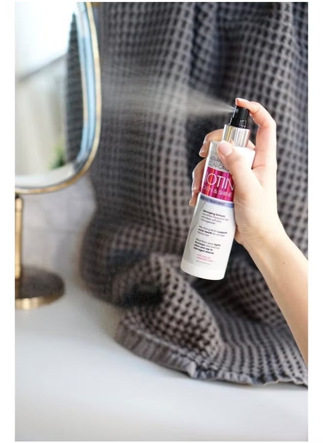 Advanced Clinicals Biotin Hair Spray Nourish & Shine Leave In Treatment Biotin Detangling Formula Nourishes hair, light weight spray 8 FL OZ ( 237 ml)  - Image 4