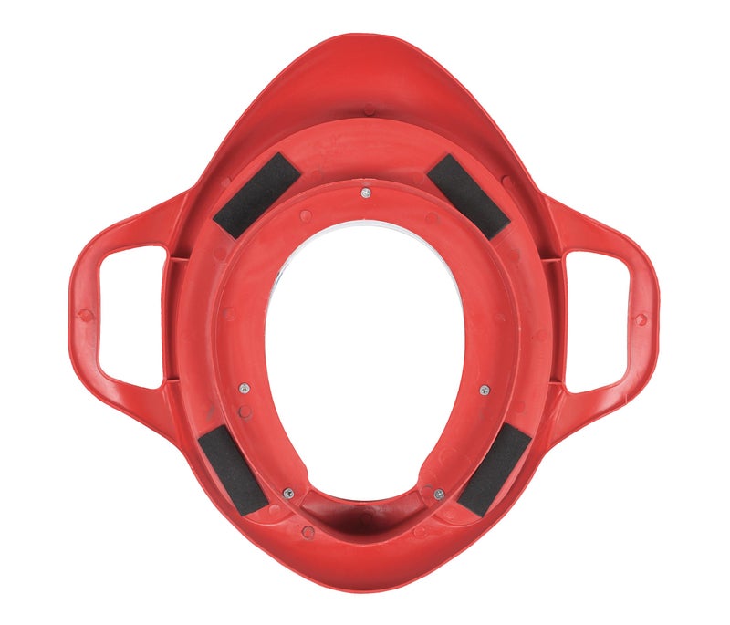 FLIPZON Premium Baby Cushioned Potty Seat, Toilet Seat with Handle for kids (Jasper Red) - Image 4