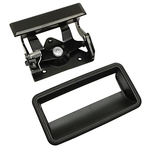 Gledewen مجموعة مقبض باب خلفي معدني بالكامل، متوافقة مع 1988-2002 شيفروليه C1500 C2500 C3500 K1500 K2500 K3500، GMC C/K 1500 2500 3500 بيك أب، استبدال مقبض باب الخلفي، استبدال# 77077 - Image 5