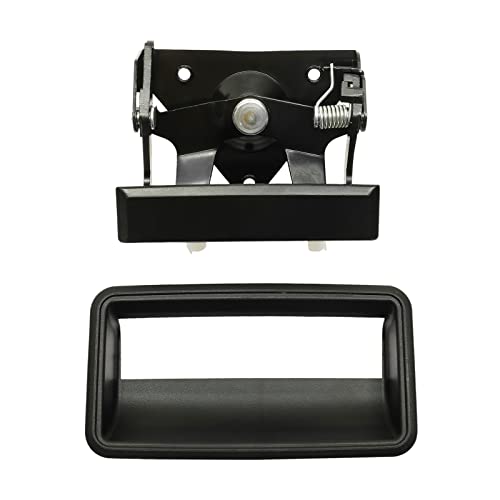 Gledewen مجموعة مقبض باب خلفي معدني بالكامل، متوافقة مع 1988-2002 شيفروليه C1500 C2500 C3500 K1500 K2500 K3500، GMC C/K 1500 2500 3500 بيك أب، استبدال مقبض باب الخلفي، استبدال# 77077 - Image 1